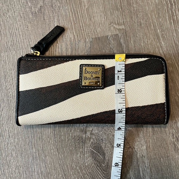 Dooney & Bourke Zebra Print Crossbody Bag with Red Accents - Picture 6 of 11